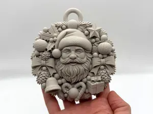 Santa Christmas Wreath