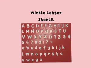 Alphabet Font Stencil