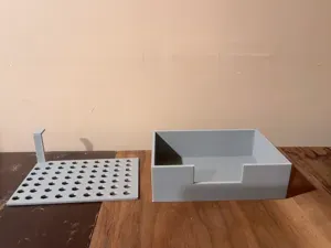 Small Animal Litter Box with removable Sifter Tray