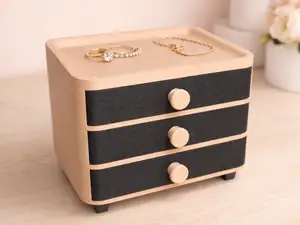 Schmuck-Kästchen - stapelbar / Organizer