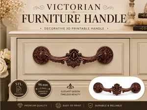Victorian Furniture Handle 96 mm