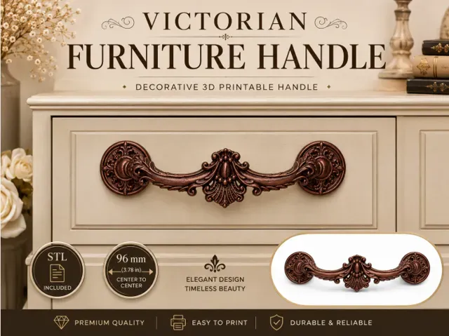 Victorian Furniture Handle 96 mm