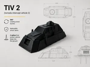 TIV 2 Deployable / Tornado Intercept Vehicle 2