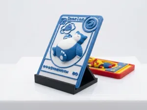 3D Dreaming Snorlax TCG Card / Relief-Karte