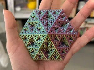 Snowflake Fractal - Level 4 (Vase Mode)