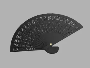 Hand fan Voronoi