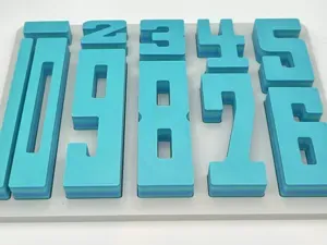 Montessori Stacking numbers, kids educational toy