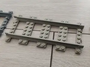 Brick train - Straight track rail