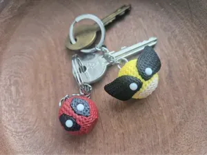 Deadpool & Wolverine Crochet Keyrings!