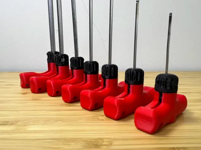 Allen key handles - Print in Place ( Metric ) — Image 2 of 6