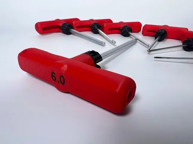 Allen key handles - Print in Place ( Metric ) — Image 6 of 6