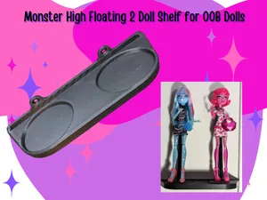 Monster High Doll 2 OOB Doll Wall Mount