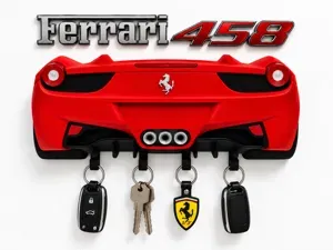 Ferrari 458 – Support mural porte-clés