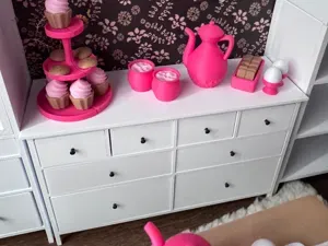 Moderne Mini-Kommode Schubladen Puppenhaus