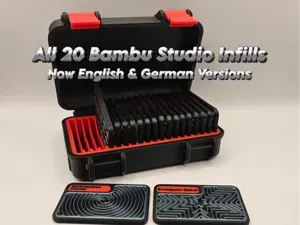 Bambu Lab Infill swatches & Rugged Box 3.0
