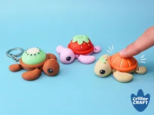 Fruit Turtle Clicker Fidget Toy