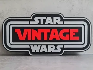 Star Wars Vintage Toy-Line Logo / Sign