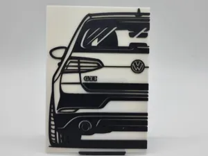 2D Wall Art VW Golf 7.5 GTI