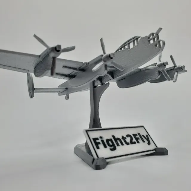 Avro Lancaster RAF WWII Bomber Model Plane Kit — Фото 9 из 9
