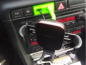 Audi A4B7 phone holder with space for cable