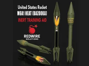 USA M6A1 2.36-Inch Bazooka Rocket Full, Cutaway