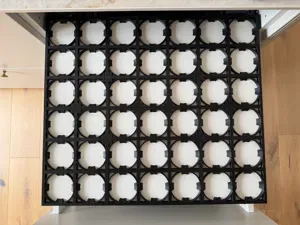 IKEA Utrusta for Korken 4oz for 42 jars (7x6)