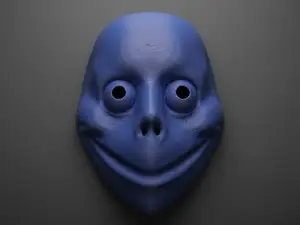 Creepy smile horror mask #2 wearable