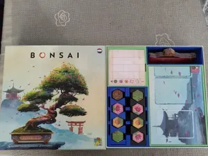 Bonsai boardgame vertical storage insert organiser
