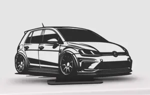 VW Golf GTi Silhouette