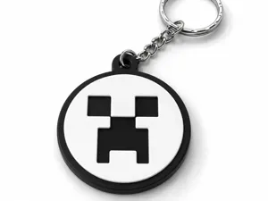 Minecraft Creeper Face Keychain
