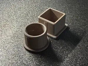 Parametric Furniture Leg Cap Round & Rectangular