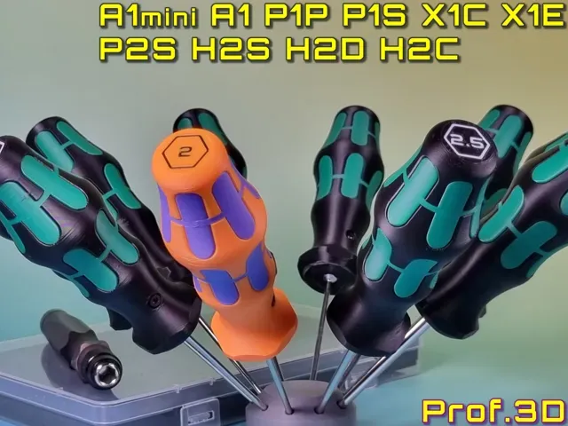 Wera Style MakerWorld Screwdriver Kit Handles