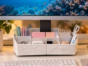 Bandeja organizadora para Base de Monitor