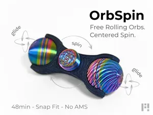 OrbSpin — Dual‑Orb Spinner (48min, SnapFit, noAMS)
