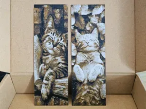 Bookmark Hueforge sleeping cats