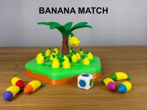 Banana Match Memory Game