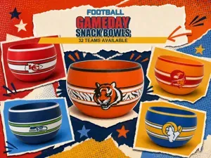 NFL Snack Bowls - ALL NFL TEAMS