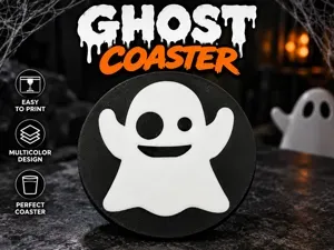 Spooky Ghost Coaster