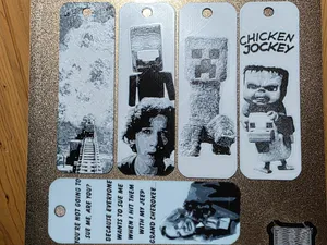 Mineshaft Movie Fanart Bookmark Set of 5