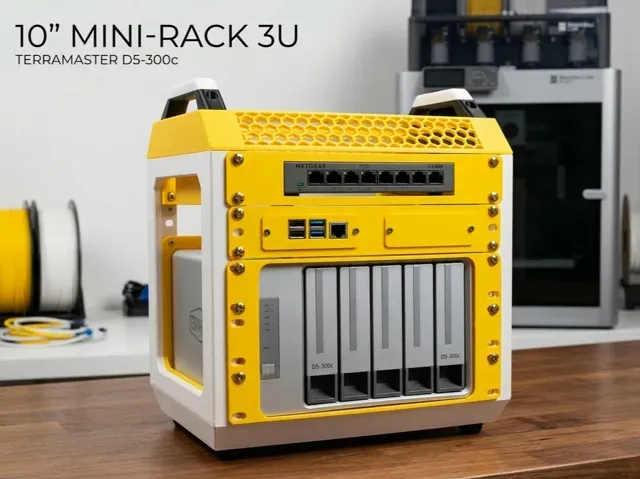 Supporto LabRax Rack 10" 3U - TerraMaster D5-300c
