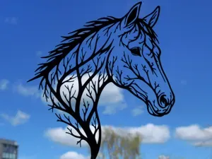Horse Head 2D Wall Art