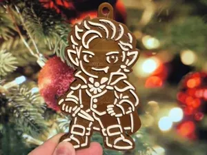 Astarion Gingerbread Christmas Ornament