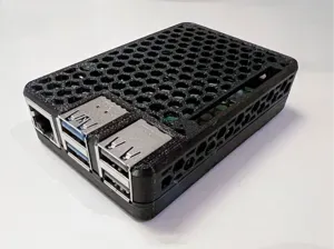 Raspberry Pi 5 Mesh Case-GPIO cutout and fan holes