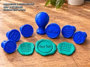 Customisable Leather, Clay & Soap Stamp