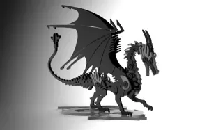 Robot Dragon Articulated Puzzle