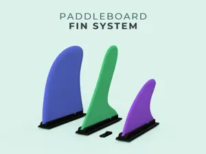 Paddleboard Fin System - Modular