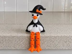 Witch Goose Flexi | Dangly Legs Halloween