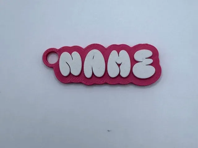 Cute Bubble Letter Font Custom Keychain Generator — Фото 3 из 7
