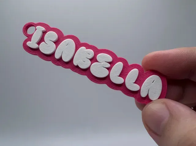 Cute Bubble Letter Font Custom Keychain Generator — Фото 5 из 7