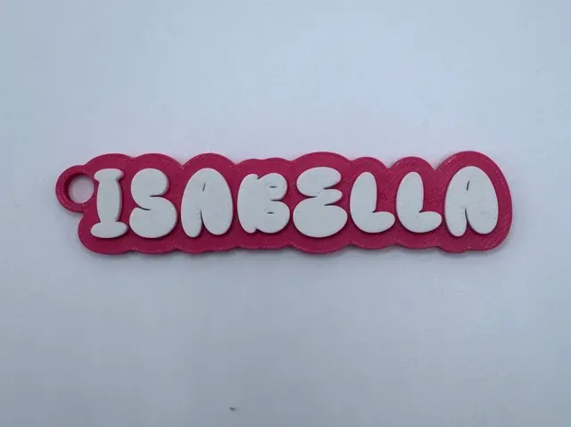 Cute Bubble Letter Font Custom Keychain Generator — Фото 4 из 7